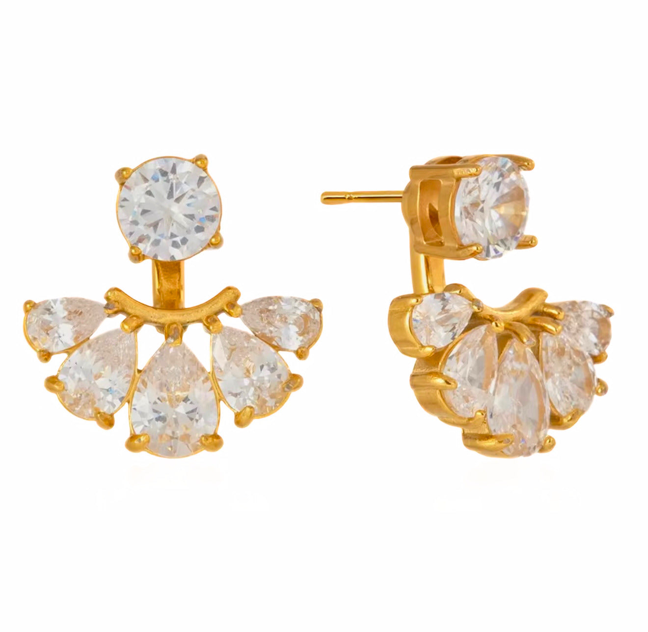 Coral earrings